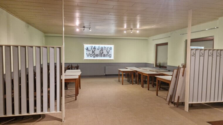Renovierung des Vereinsheim